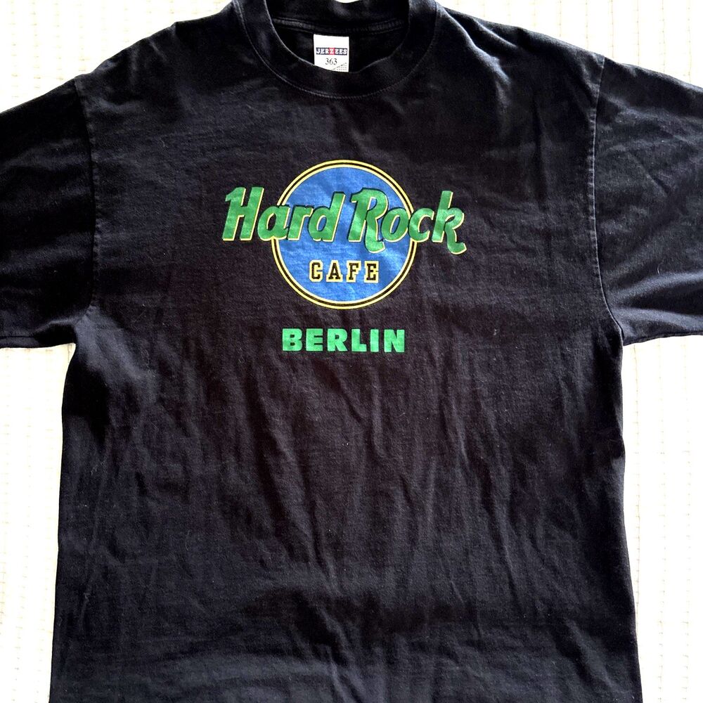 Hard Rock Cafe Berlin Vintage 100% Cotton T-Shirt Men's Size Large